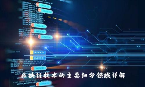 区块链技术的主要细分领域详解
