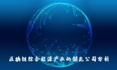 区块链综合能源产业的领先公司分析