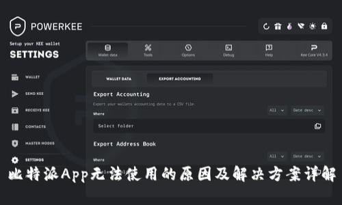 比特派App无法使用的原因及解决方案详解